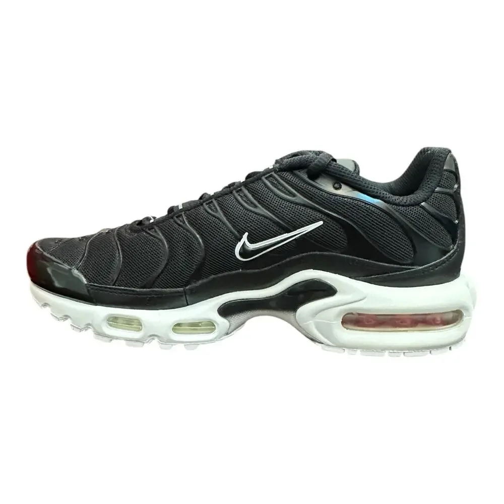 Nike Air Max Plus Black-Black-White Womens Size 7 DM2362-001 New Authentic